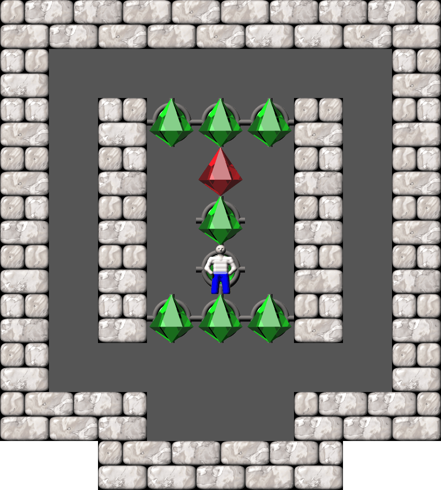 Sokoban Mass Remodel level 675